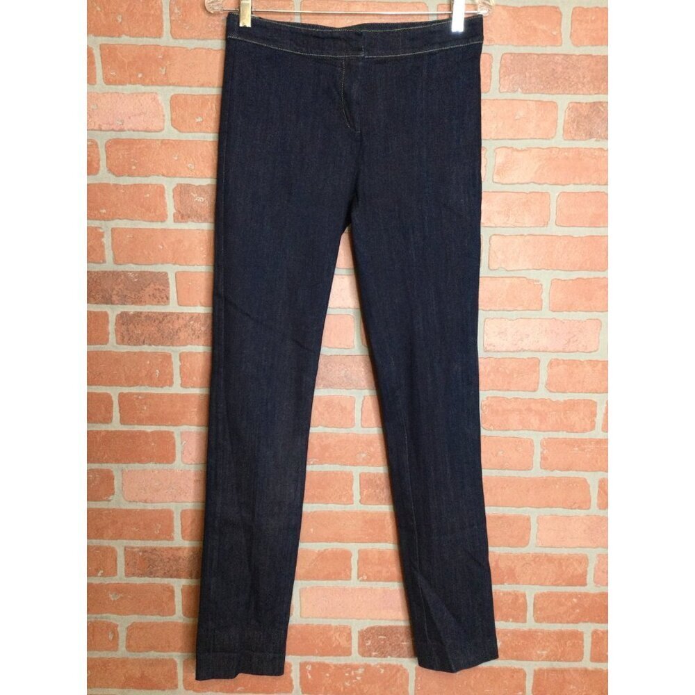 Derek Lam Womens Dark Wash Denim Leggings Pants Size 6 Cotton Spandex Blend